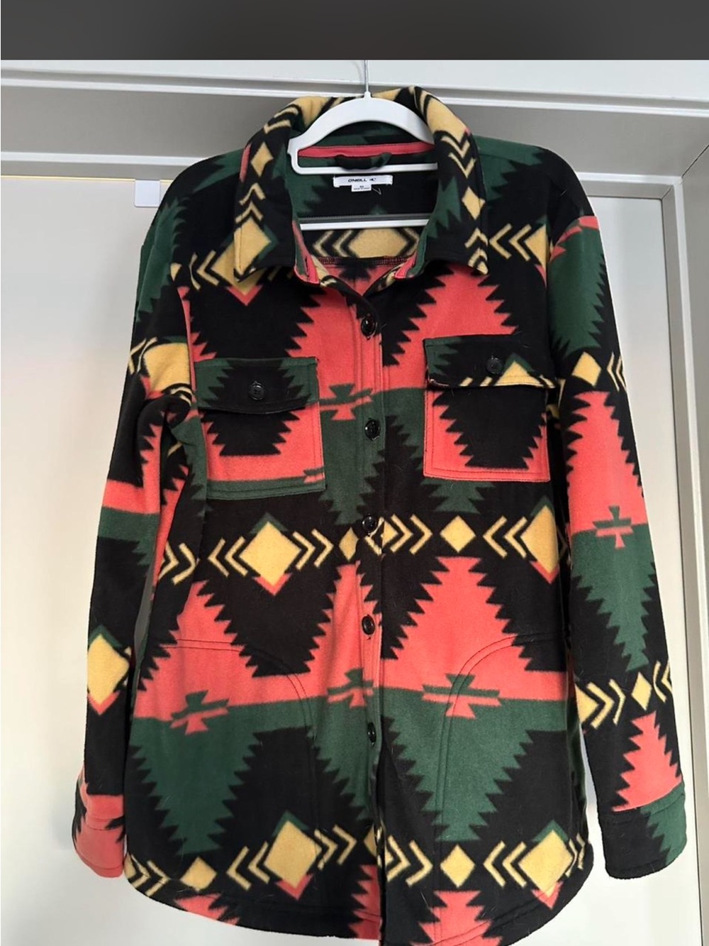 NWOT O’Neil aztec print fleece top